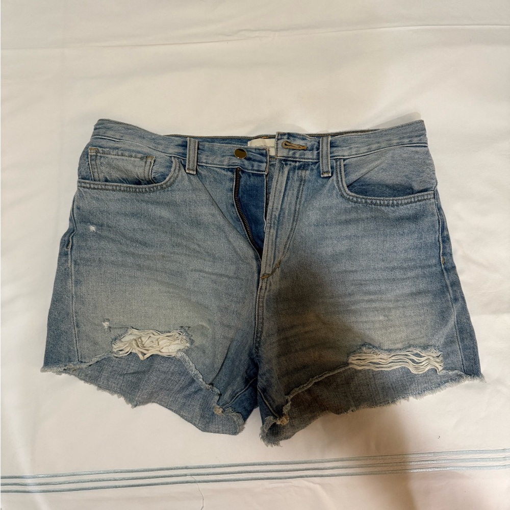 Favorite Daughter distressed denim shorts size 28